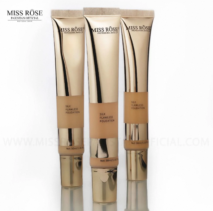 Flawless Foundation Long Lasting Smooth Finish Full Coverage Liquid Makeup for All Skin Types