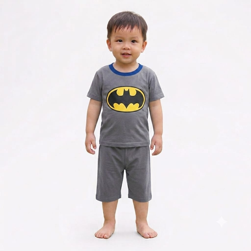 Baby Boy T-Shirt & Short Set – Half Sleeve Cotton Tracksuit with Elastic Short, Summer Wear