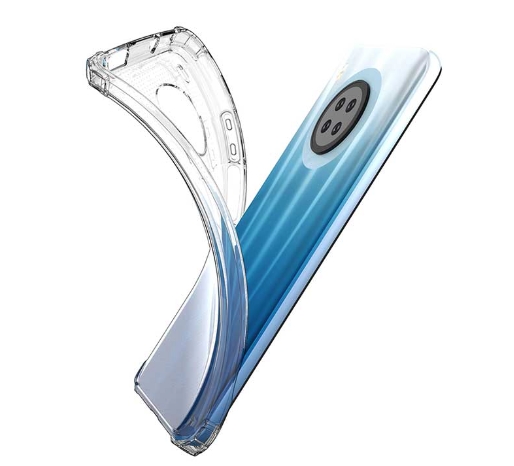 For HUAWEI Y9a AIRBAG Soft Shockproof Transparent Clear View Back Cover