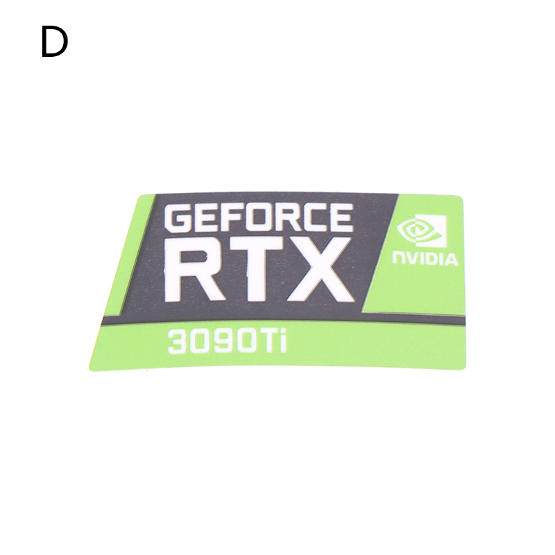 NVIDIA GTX RTX GEFORCE Sticker Laptop Label Graphics Card Label | Daraz.pk