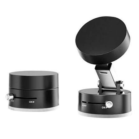 Magnetic Car Phone Holder with Vacuum Suction Cup – 360° Adjustable Dashboard Mobile Mount, Hands-Free Magnetic Smartphone Stand for Car & Desk