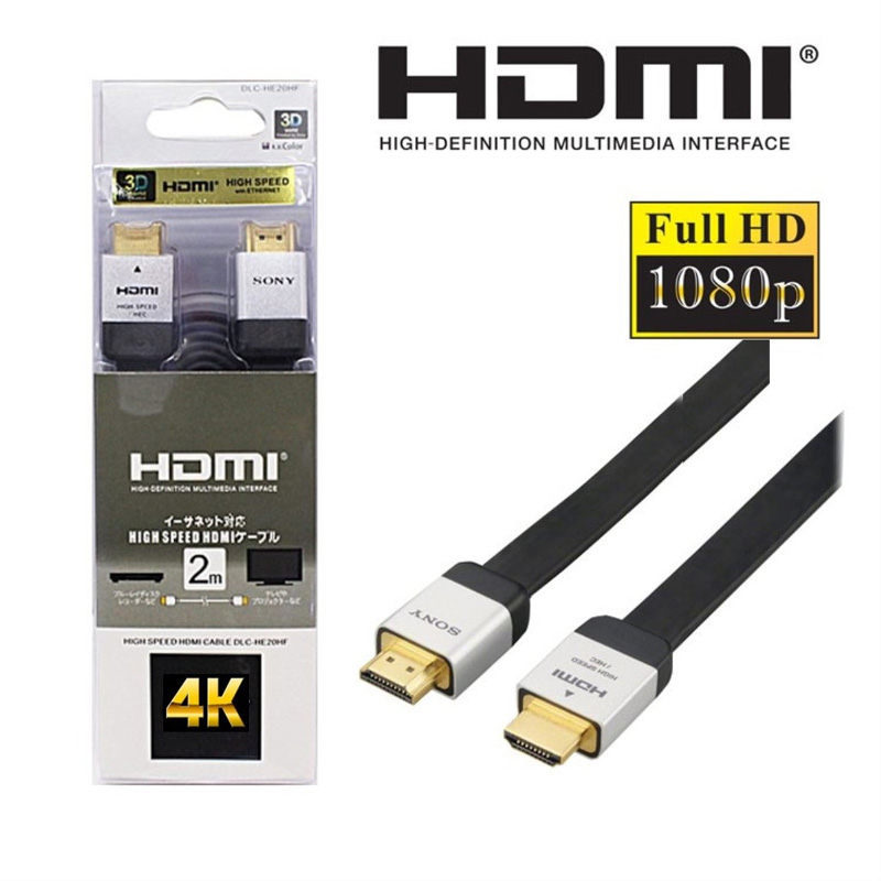 FLAT HDMI CABLE 2 METER / HDMI Cable 2M Lengh Daraz.pk