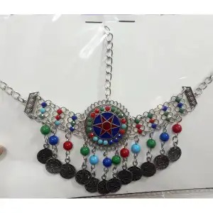 New Baby Girls Afghani Matha Patti color full and attractive