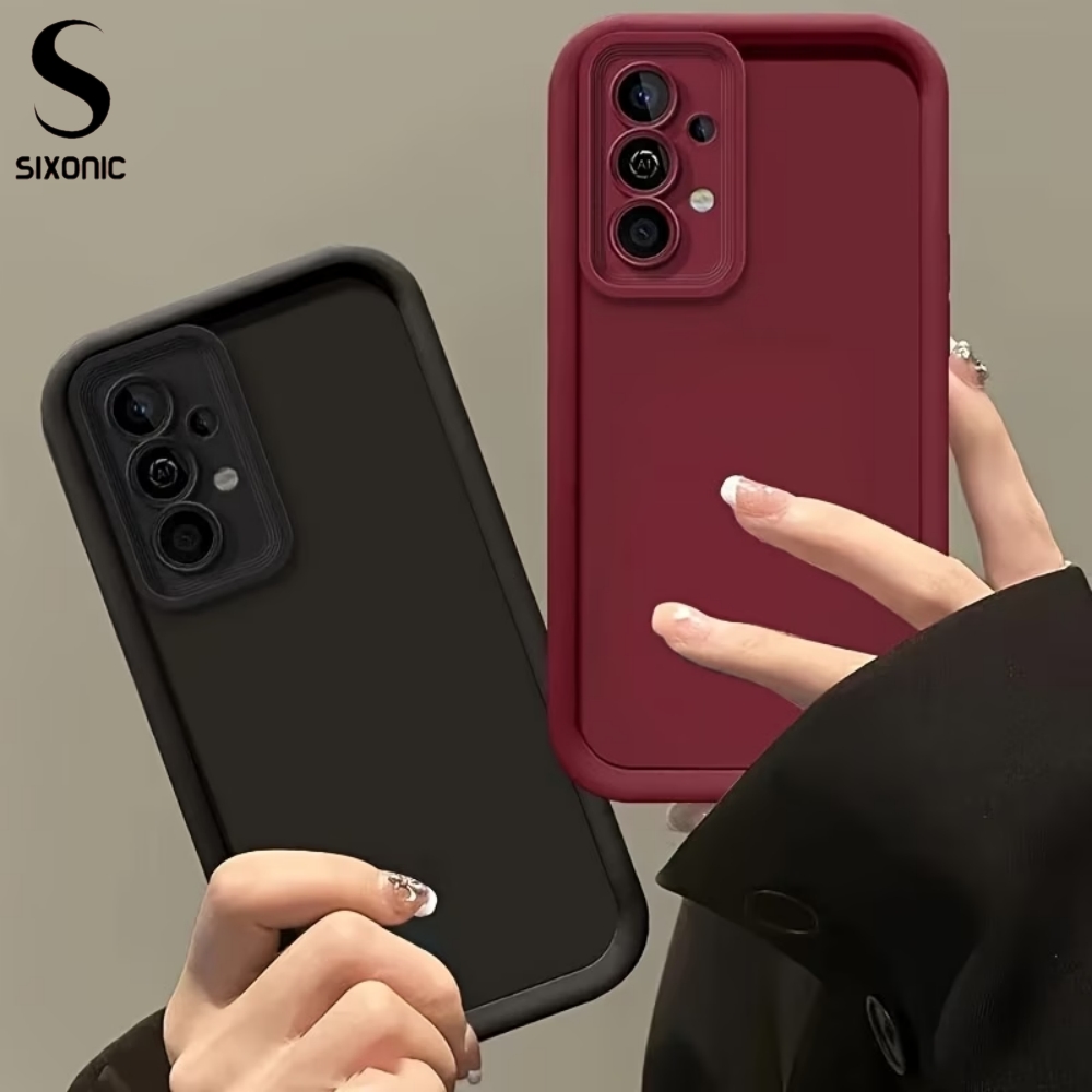 [A13] Sixonic Candy Silicone Cover For Samsung Galaxy A13 Shockproof Soft TPU Back Cover With Camera Lens Protection A13 Cover