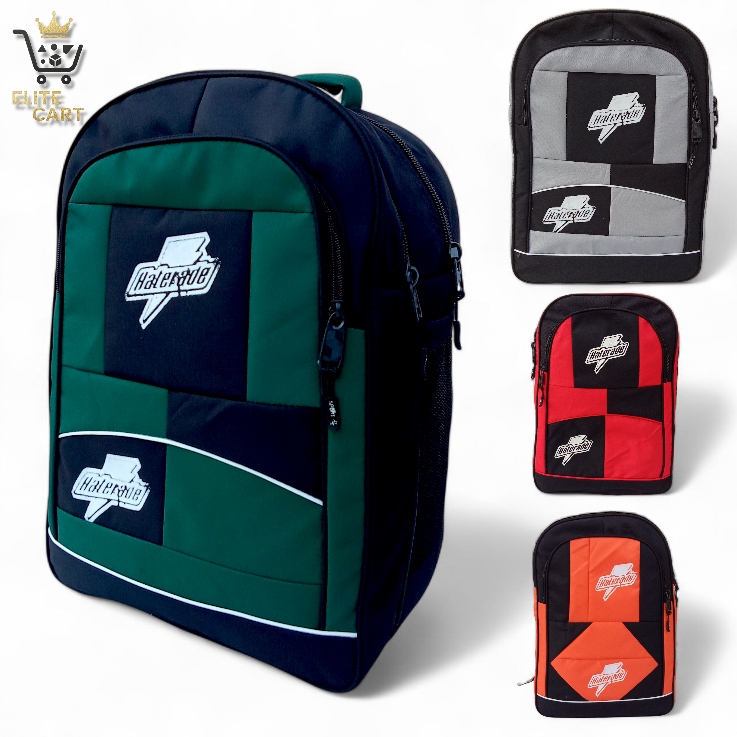 Premium Large Size School Bag Backpack for Boys & Girls | 4 Variants | University College Business Travel Laptop Bag | Durable Stylish Spacious Multi-Purpose Bookbag | Best Quality for Students Kids Teens Men Women | Water Resistant Foam Support