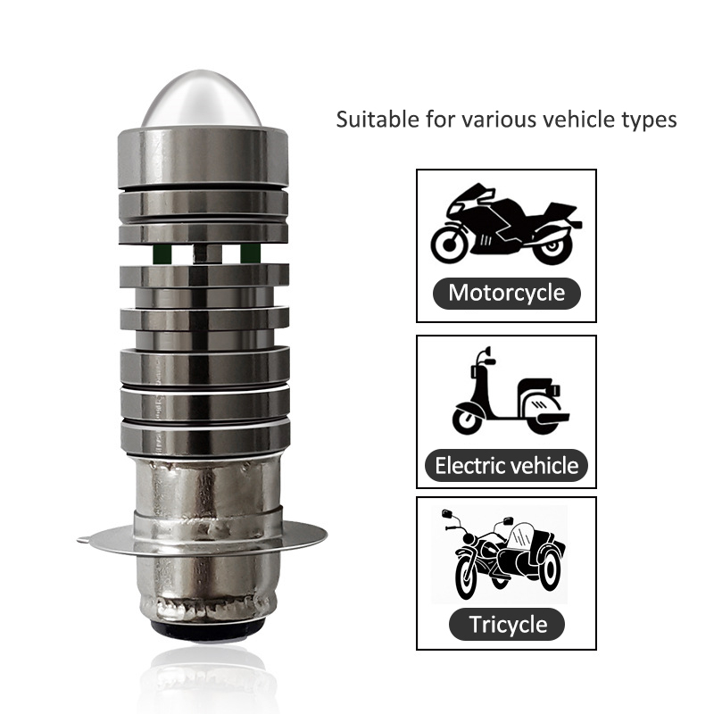 Bike LED Headlight Bulb Motorcycle Fog Light Dual Functional