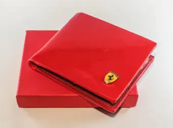 ferrari wallet red colour