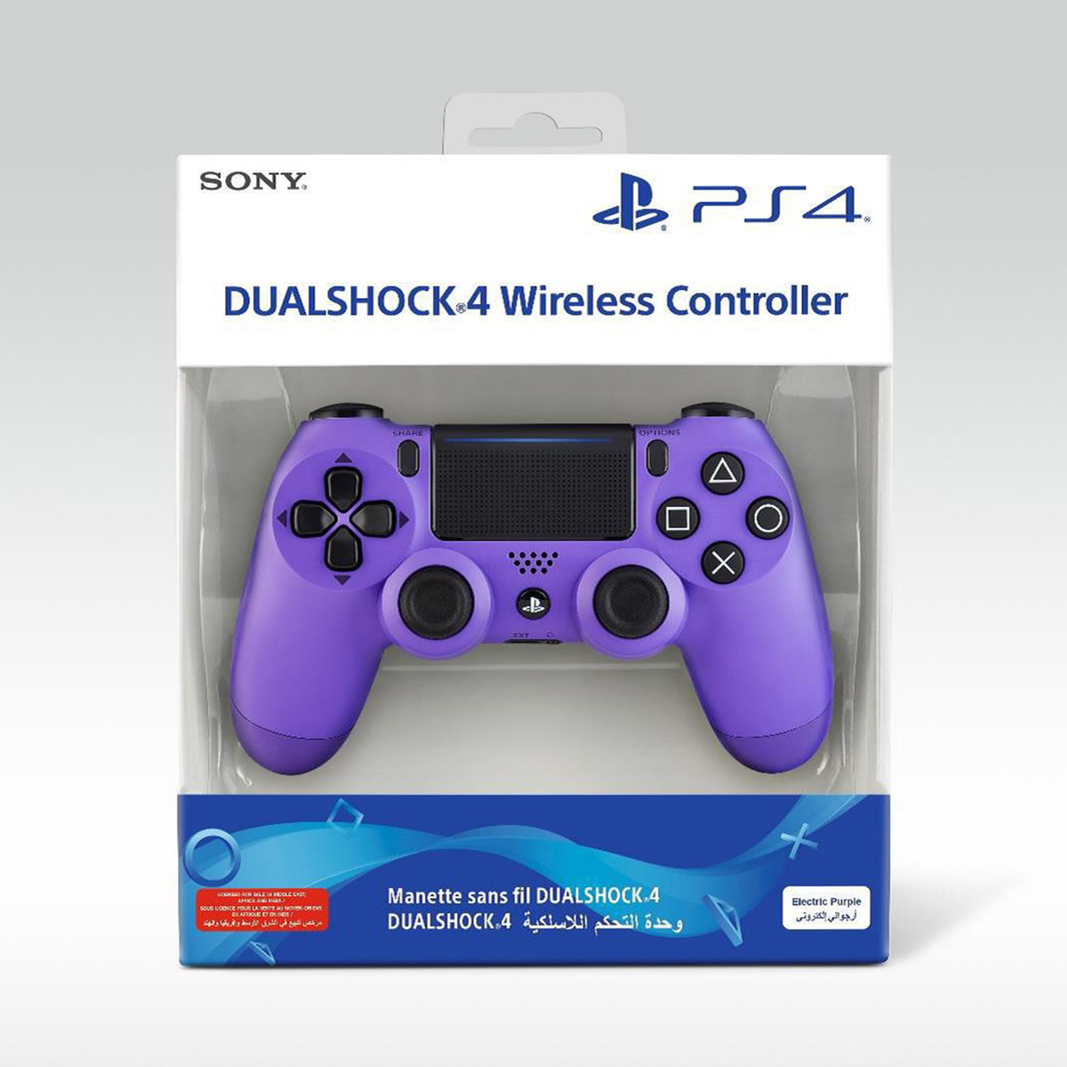 sony dualshock 4 wireless controller electric purple
