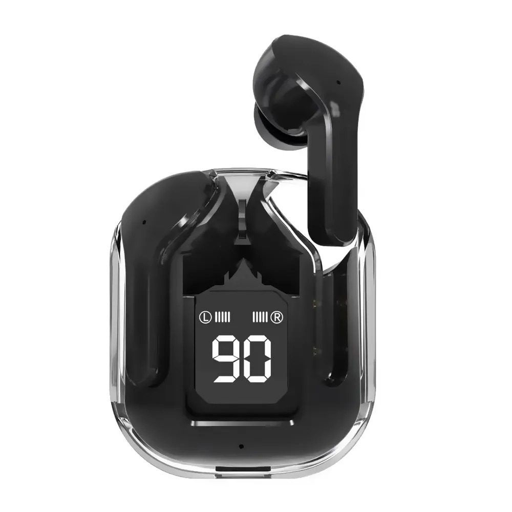 Air 31 TWS Wireless Earbuds – Original Transparent Crystal Design – Bluetooth 5.3 Hi-Fi Sound, Smart Touch Control Gaming Buds with Mic – Latest Edition for All Android & Smartphones