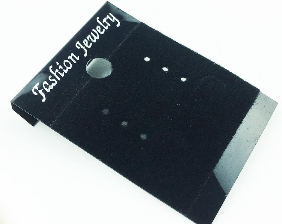 Earring Stud Tag Card Display 20Pcs | Valvet  Ear Studs Card | Hanging Jewelry Tags 4slots