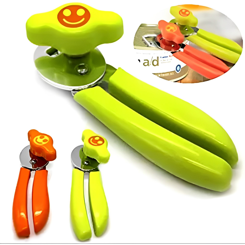 2 In 1 MultiFunctional Stainless Steel Easy Grip Can And Bottle Opener