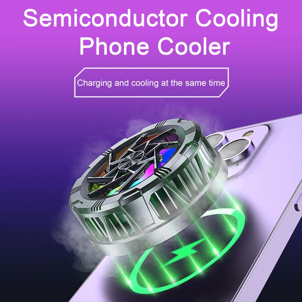 AL-11 Radiator for Phone Tablet Cooler Fan Universal Mute Semiconductor Cooling System Heat Sink