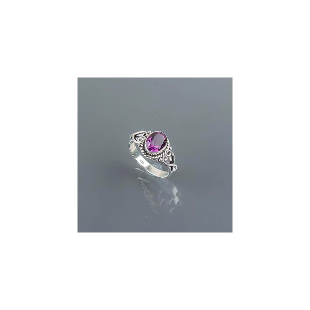 Gemstone Ring Handmade 925 Sterling Silver