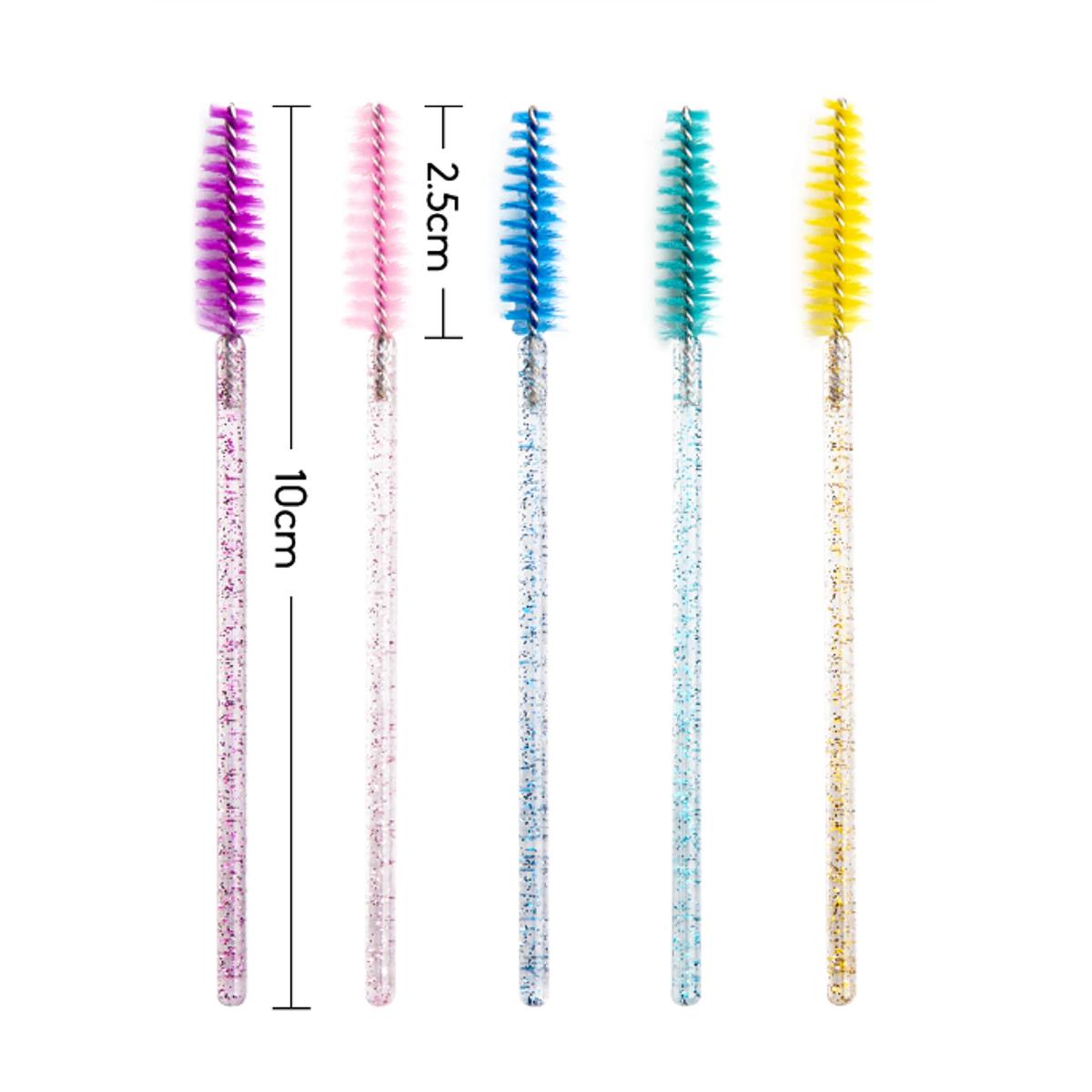 Pack of 5 Eyelashes Brushes Mix Glitter brushes Makeup Tools
