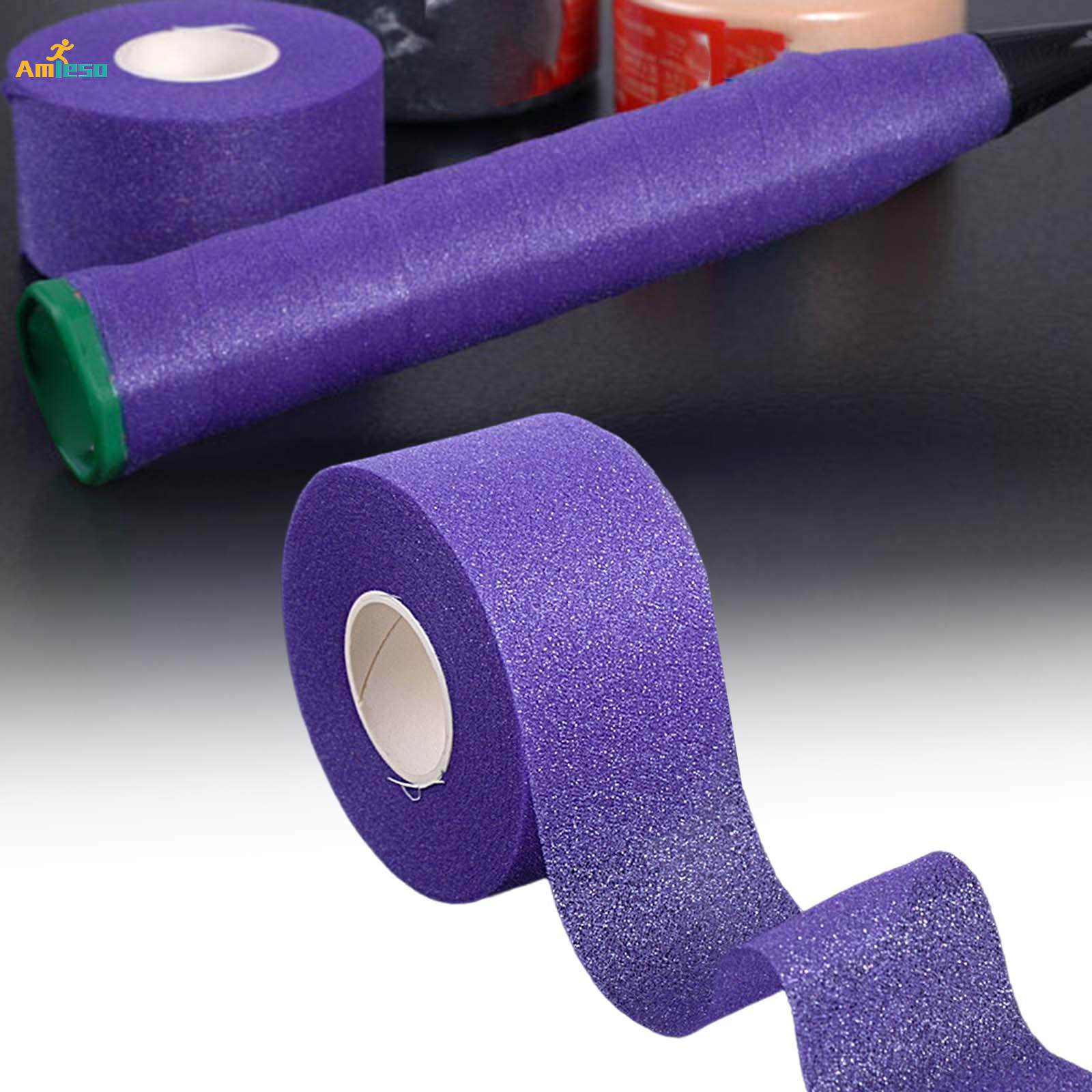 Badminton Grip Cushion Wrap Polyurethane Tennis Racket Oshhni Badminton Grip Wrap - Polyurethane Tennis Racket Handle Cushion Film, 2.36" Wide Oshhni Polyurethane Thin Cushion Wrap 2.36 Inch Wide
