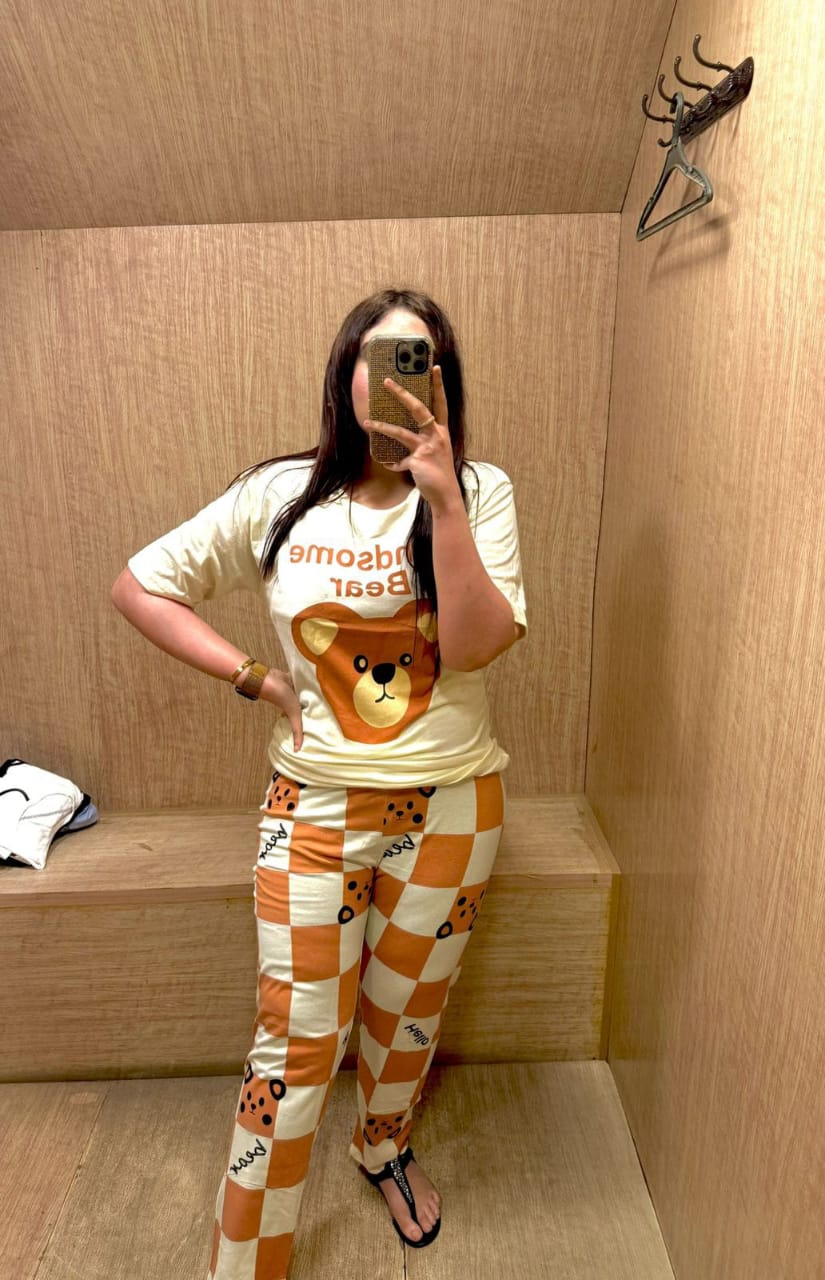 Mother and Baby Matching Night Wear for Women Night suit for girls and women, Sleeping Dress Girls Sleepwear Loungewear Sleeping Suit lingerie T shirt and Pajama ,Night Dress for girls and women