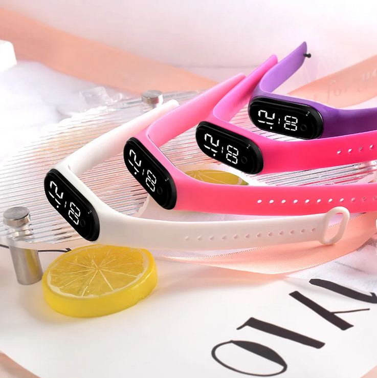 M4 touch Waterproof Sport Led Digital Watch For :Kids / Girls