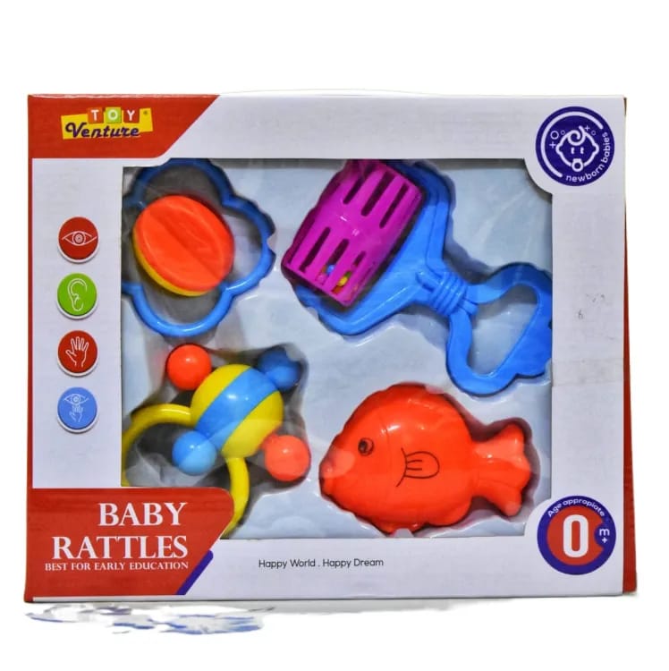 Baby Rattles Teether Toy Teeth Biting For Babies Rattle Toddler Teething Bed Bell For Newborn Babies