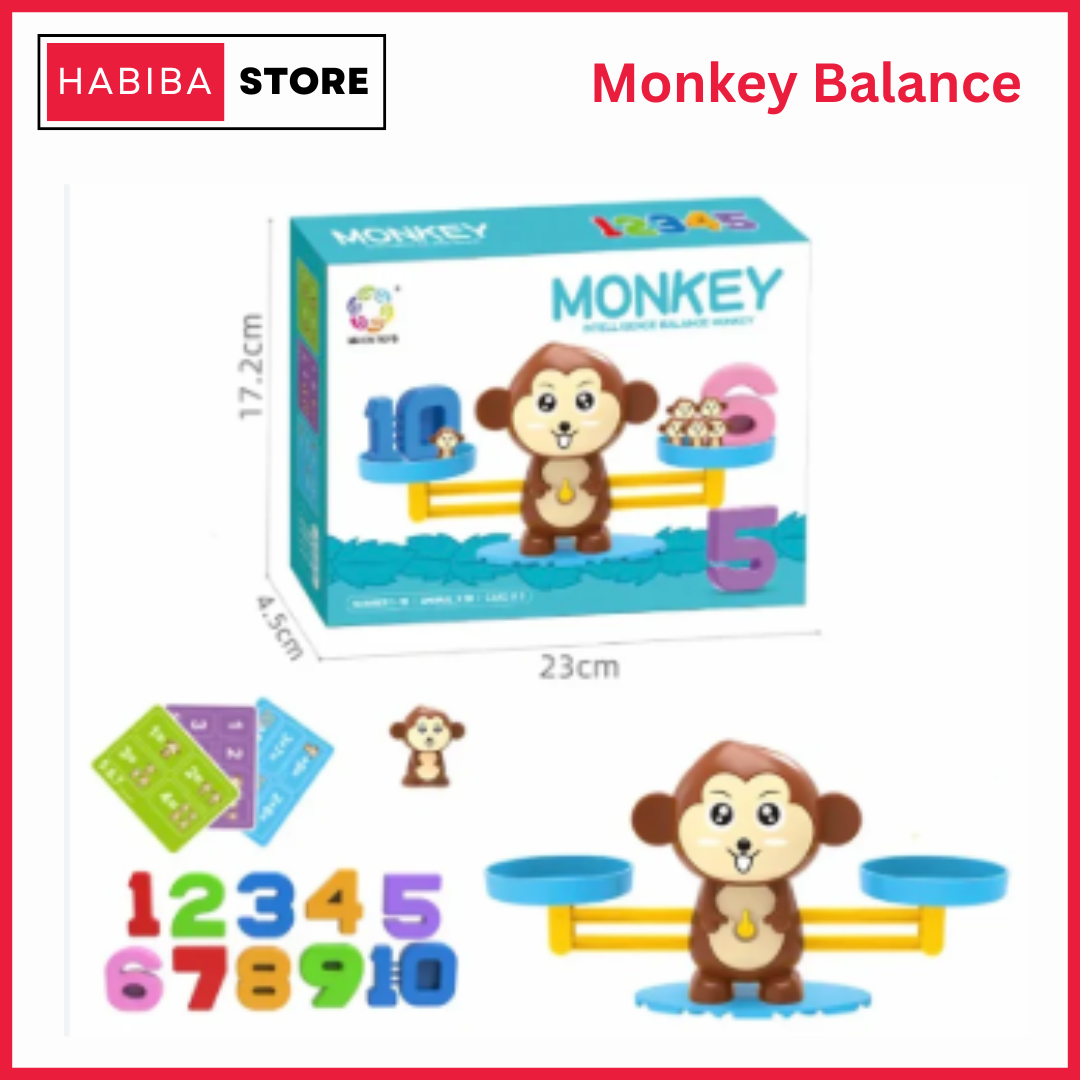 Intelligence Balance Monkey Math Game for Kids - Mini Monkey Balance  Educational Games Number Toy Educational Learning Toys Teaching Material - Habiba Store (Lahore)
