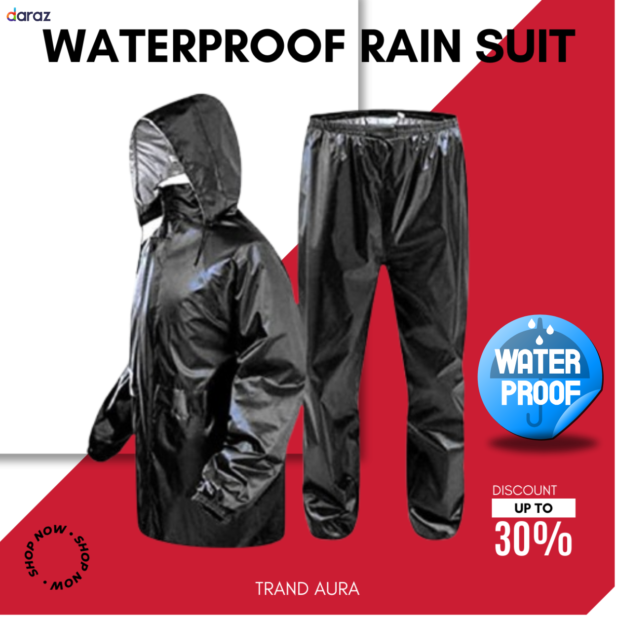 Premium Waterproof Raincoat for Men & Women – Windproof & Breathable Rain Suit  Comfortable for Biking, Hiking & Travel  Trendy & Stylish Design   Pakistan