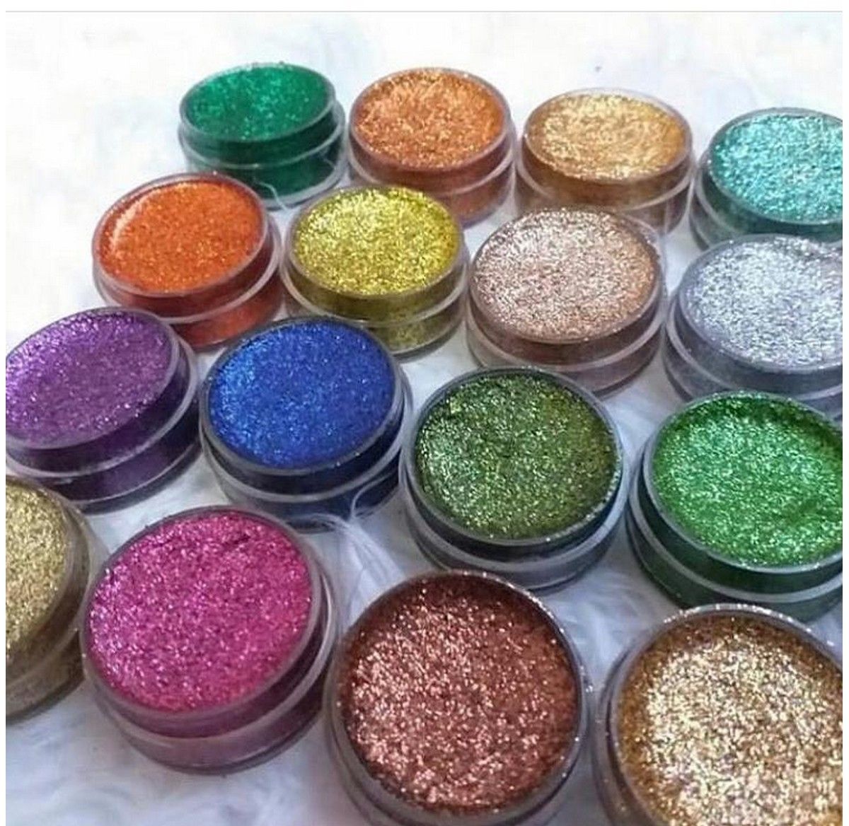 Pack Of 12 - Creamy Waterproof Glitter eyeshades - Multicolor