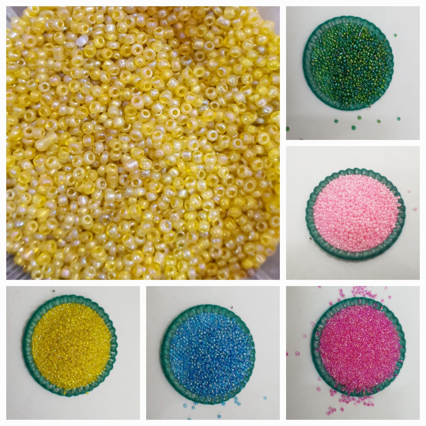 2 Tola Round Beads, Glass Various Colors, Pony Bead Jewelry, DIY Craftsmanship 2mm