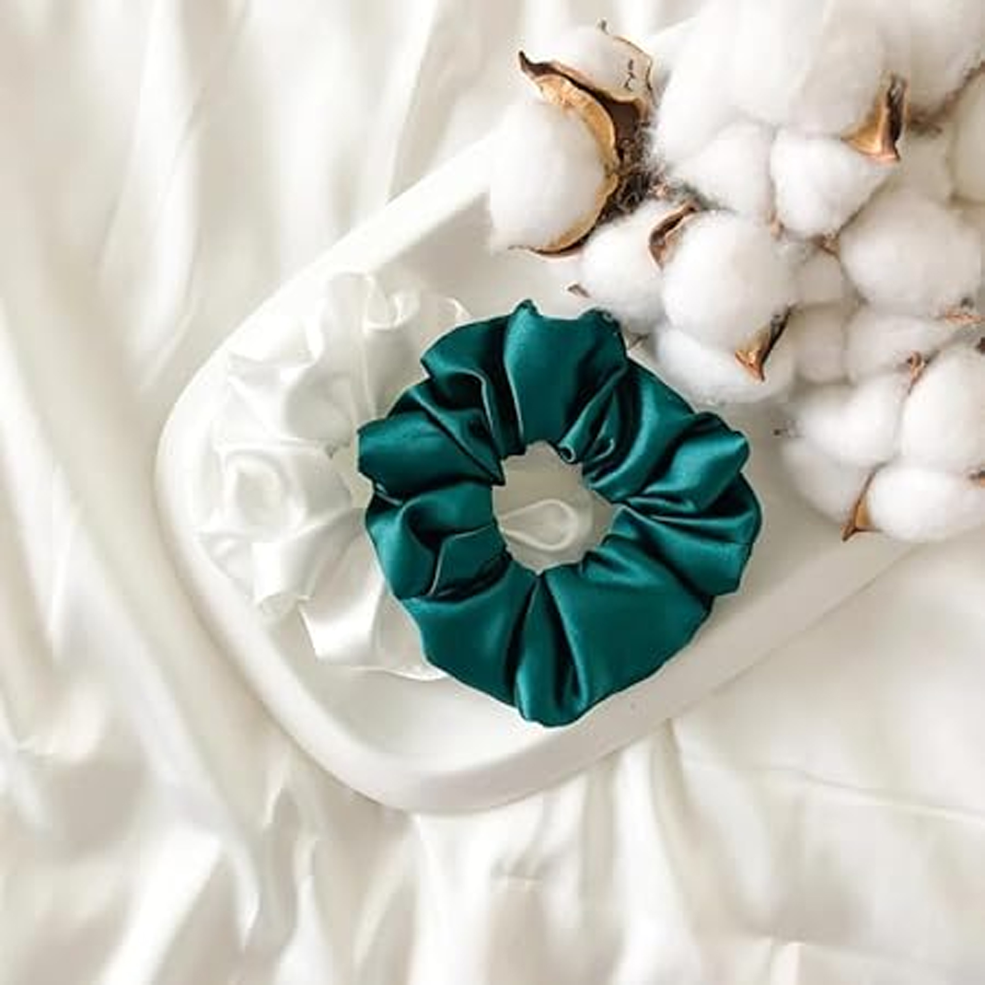 12Pcs/Set Korean PREMIUM Silk Satin Scrunchies Girls Elastic Hair Band Ponytail Holder Ties Headband Solid Color Head Rope Hair Pain-free soft ponytails silk hair ties soft Luxury Satin Scrunchies elegant fluffy scrunchies for women and girls