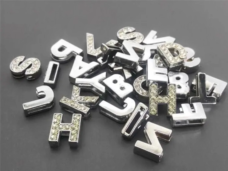 Silver Stainless Steel Alphabet Necklace/Locket/Pendants for Girls, boys, men & Women with Chain - A to Z Your Name Alphabets