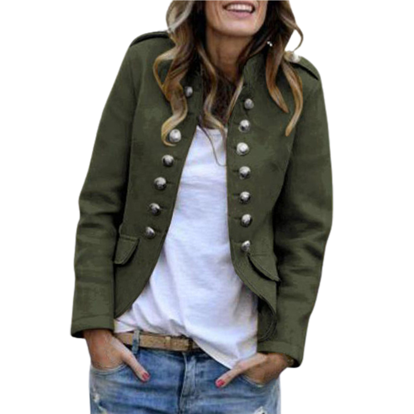 double breasted casual jacket