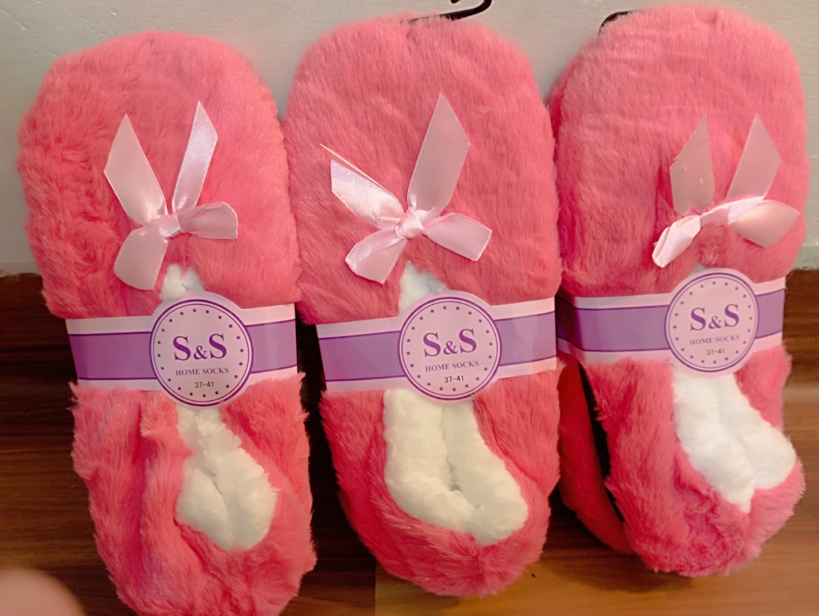 Women's indoor warm soft plush slippers