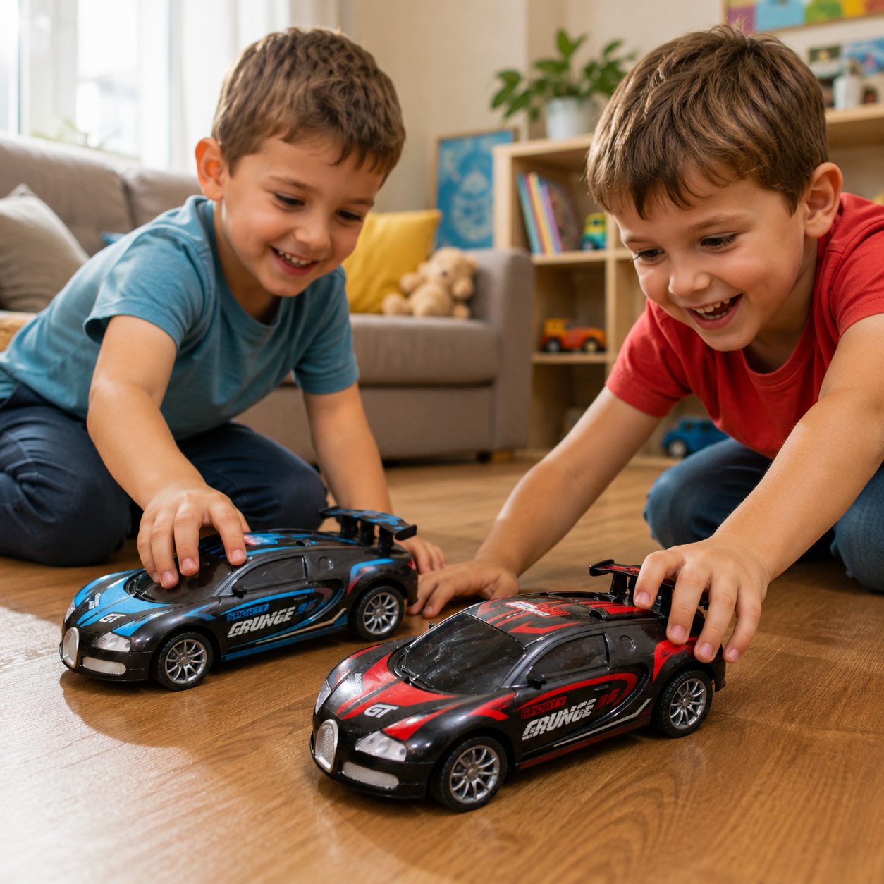 RC Car Remote Control Climber Car with LED Spray Off Road Monster Car, Rechargeable monster truck Car for kids, High Speed Monster Car, for Girls & Boys