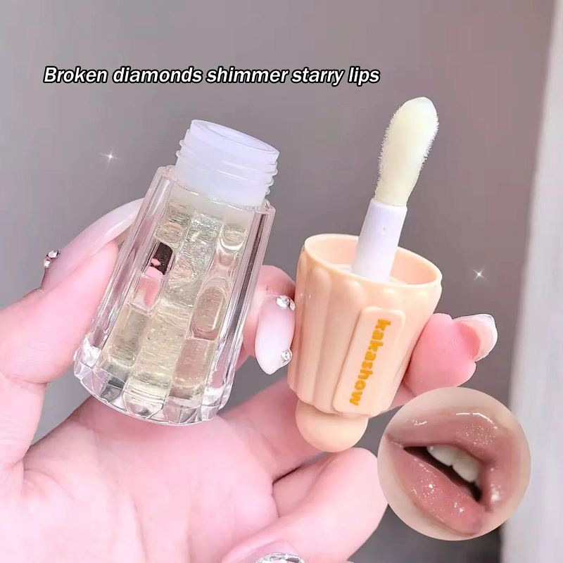 Single Piece Ice Cream Magic Lip Oil Moisturizing Longlasting Liquid Lipsticks For Girls