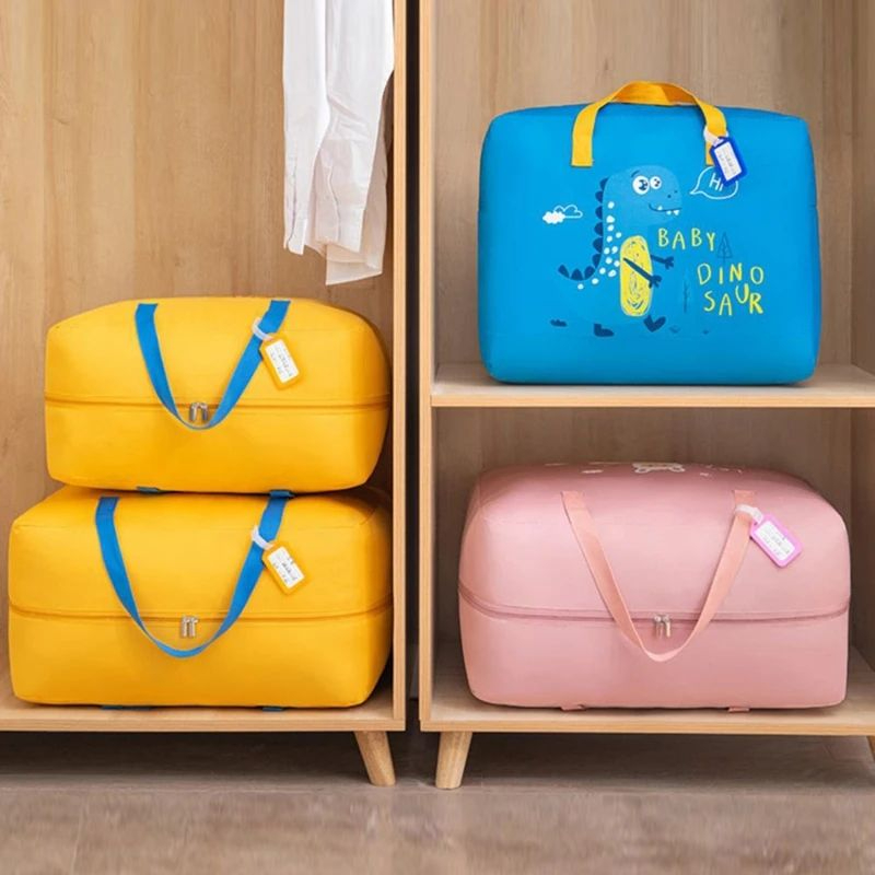 MiniMe Baby Bag Pregnant Women's Large Capacity Childbirth Bag Quilt Storage Bag Moving Bag Portable Diaper Free Baby Supplies Travel Bag