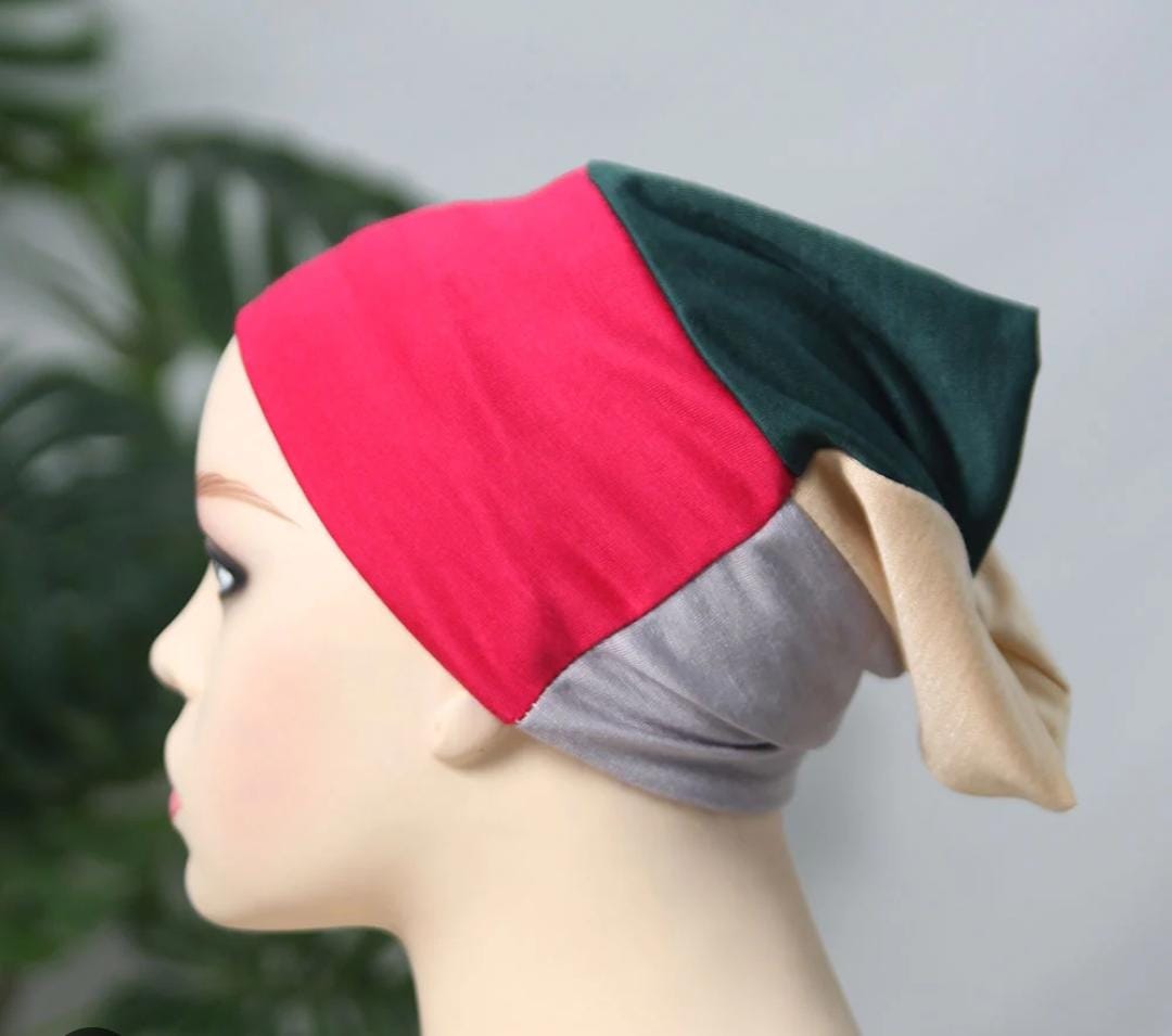 4 in 1 hijab cap