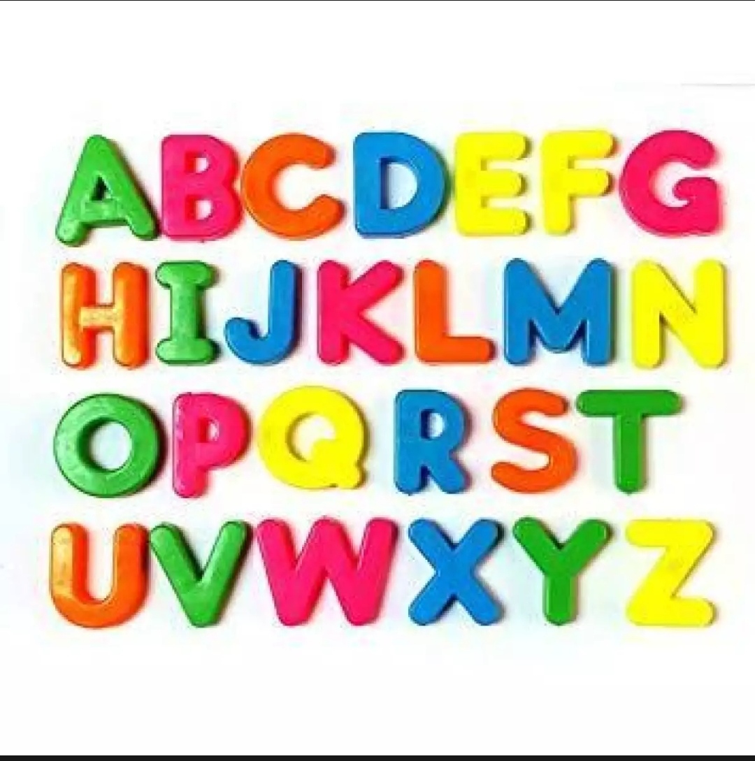 Pack Of Medium Size Magnetic Alphabet Letter Refrigerator Magnets Learning