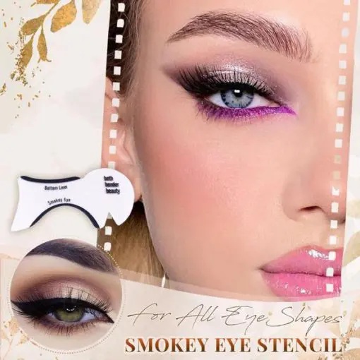 Reusable 6-PCs Eyeliner Stencils Winged Eyeliner Stencil Models Template Shaping Tools Eyebrows Template Card Eye Shadow Makeup Tool