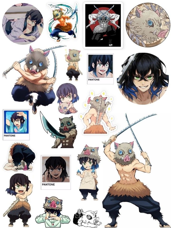 Demon slyer stickers , Anime Stickers, Japanese stickers, nezuko