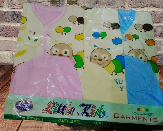 Pack Of 3 New Born Baby Suit