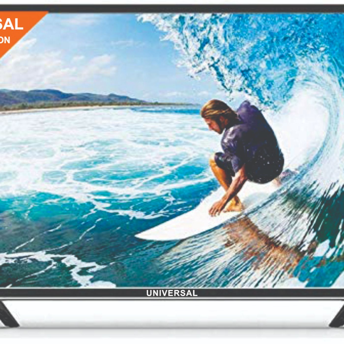 Universal 22 Inch Full LED TV - Black