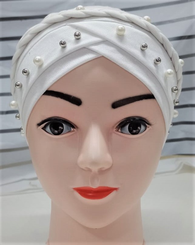 skin Muslim Hijab Cap Turban Stretch Hat Braid Hijab inner