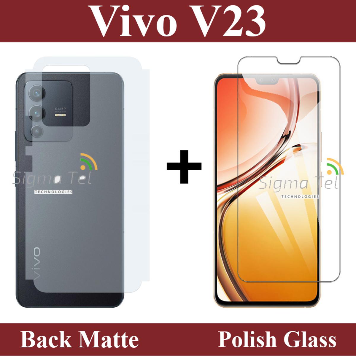 vivo v23 matte tempered glass