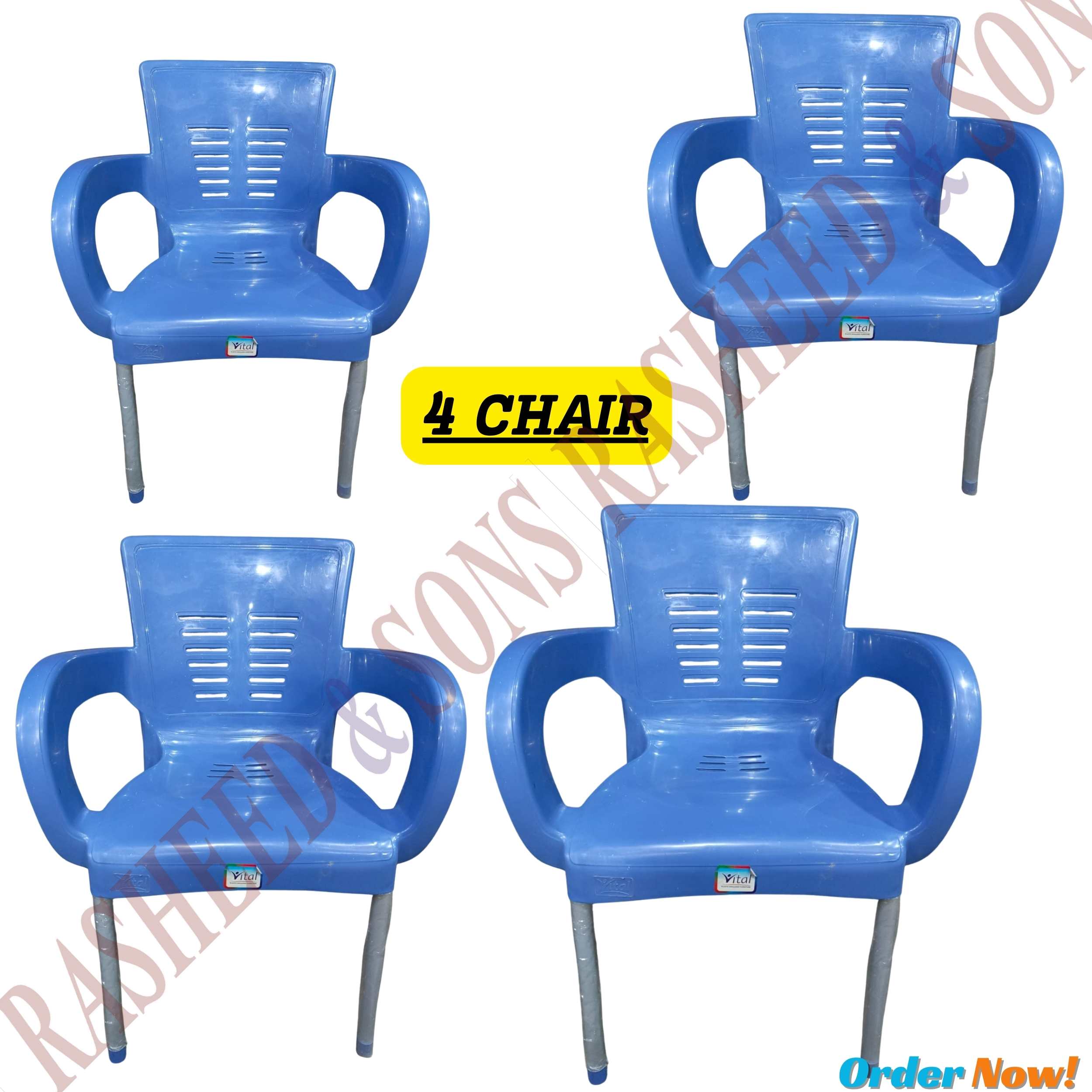 Relaxo High-Back Plastic Lounge Chair – Durable Indoor and Outdoor Seating with Ergonomic Design Plastic Chair Dining Chiar Outdoor Chair