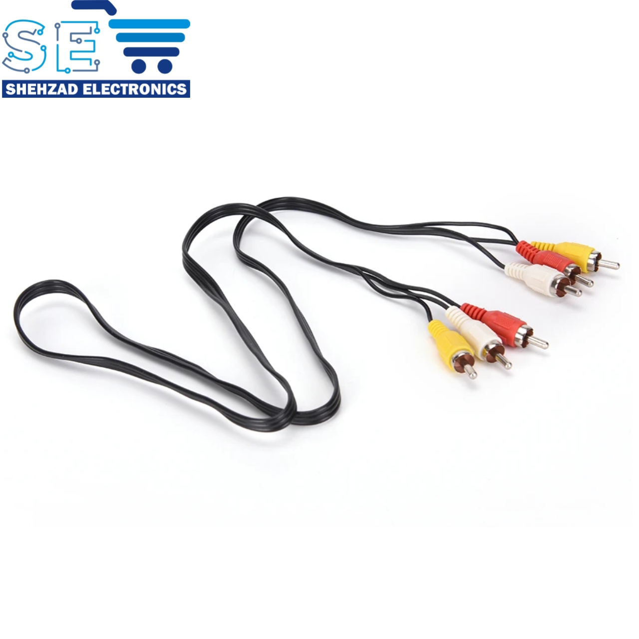 3 RCA Male to 3 RCA Male Connector Composite AV Wire Plug Pure Copper Audio Video Cable