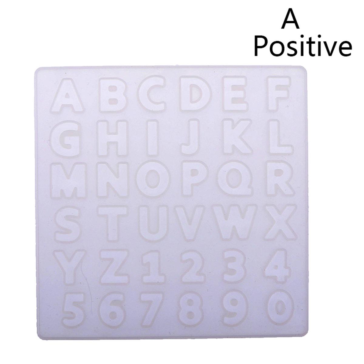 White Alphabet Silicone Mold at Rs 110/piece