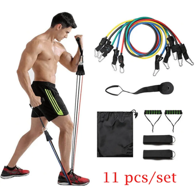 Resistance Bands Set 5 Loop for Man Woman Gym Exercise Pull up