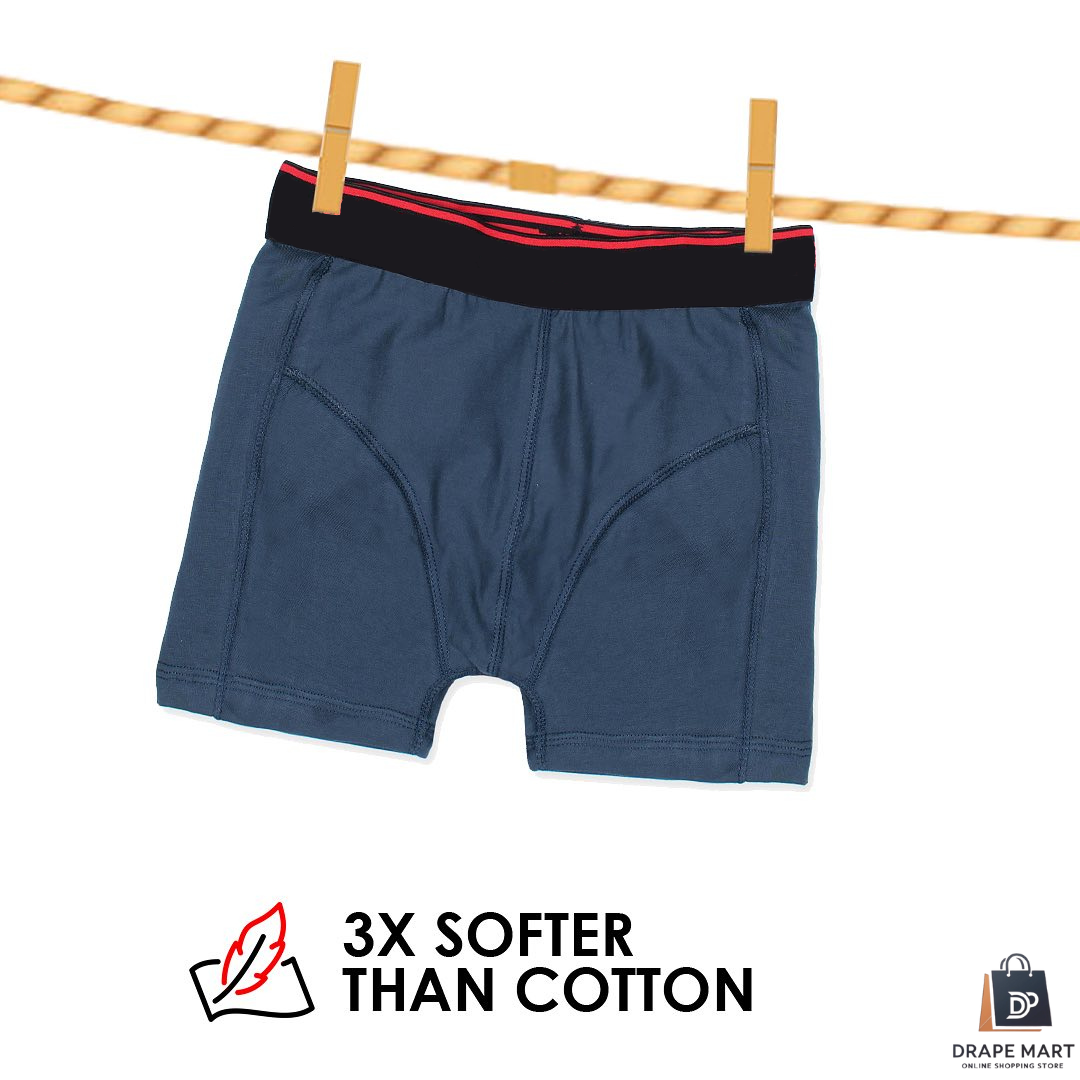 Boxer Trunks for Men & Boys – Pack of 1 or 3 – Random Colors – M to XL
