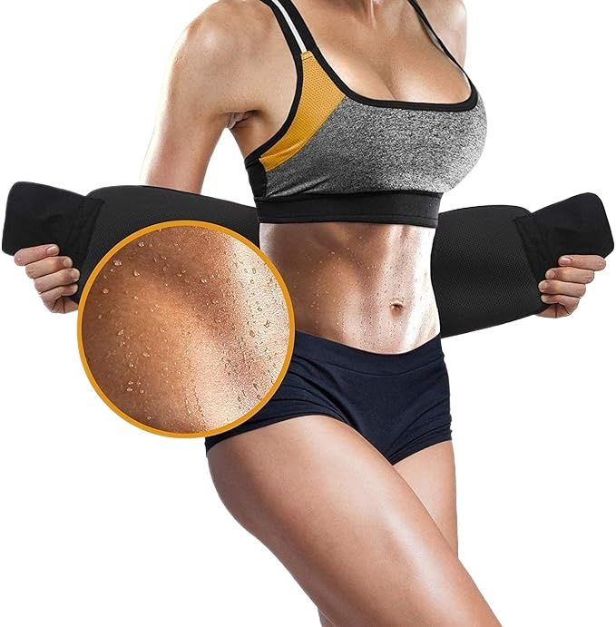 Slimming Belt Hot Shapers Belt Belly Slimming Belt / Tummy Trimmer Belly Fat Burner for Men & Women