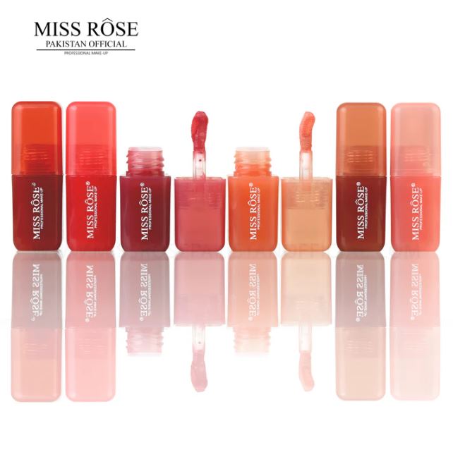 Miss Rose 2in1 Hydrating Blush & Lip Gloss Duo - Long-Wear Creamy Finish Liquid Blush & Lipstick Filler