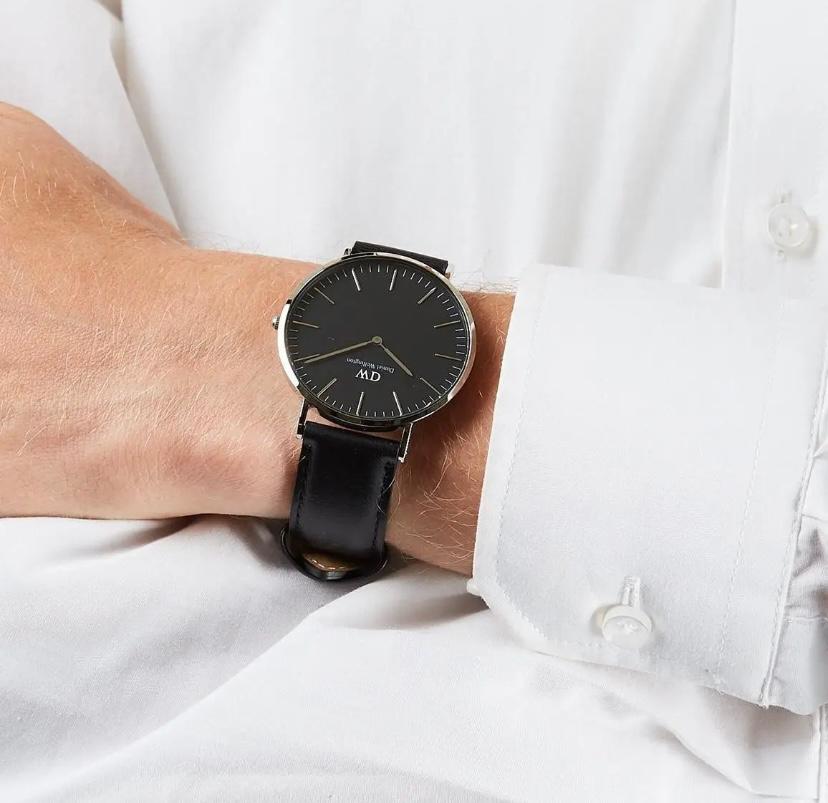 AlRashid Shopping Store Analog Dial Watch BLue Leather Straps For Boys