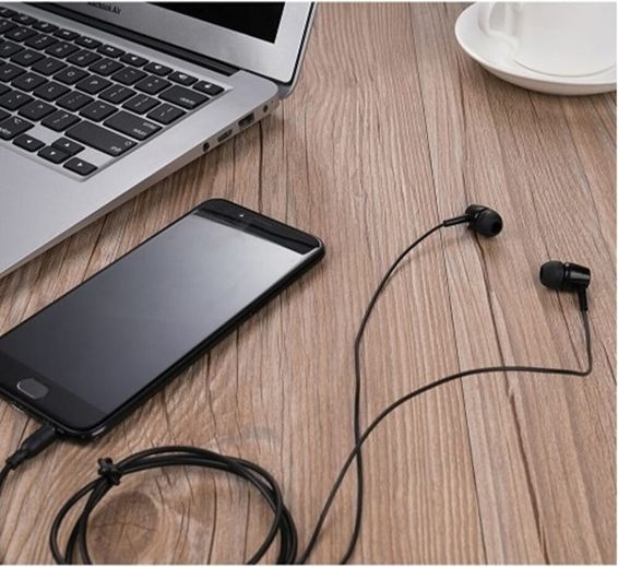 Lamyik L29 Handsfree Handsfree | Universal 3.5mm Earphones | Heavy Bass & Clear Sound | Compatible with All Android Devices.